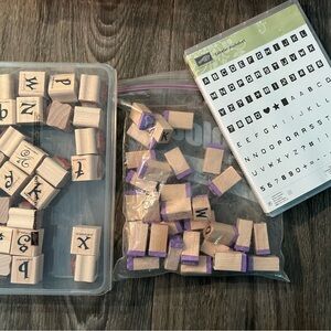 Stampin Up letters